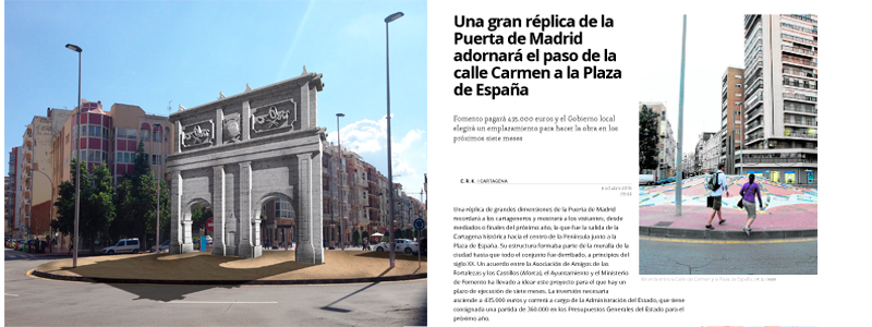 HUMA BUILDS A RPLY OF LAS PUERTAS DE MADRID